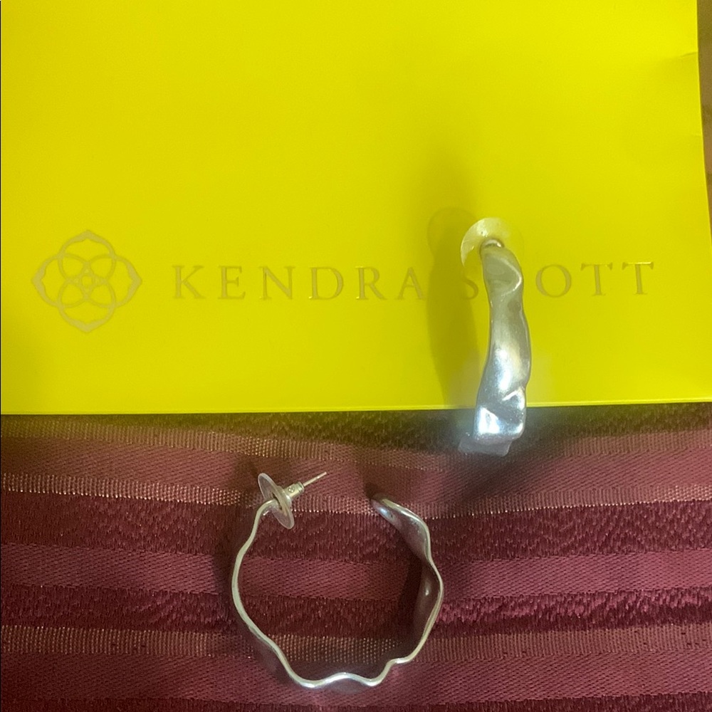 Kendra Scott Silver Hoop Earrings